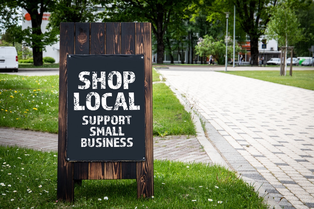Shop local support small business